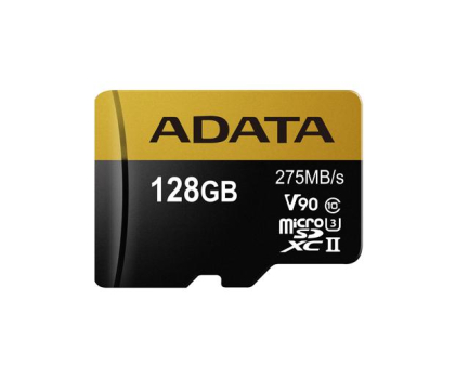 Karta pamięci ADATA 128GB microSDXC Premier ONE odczyt 275MB/s